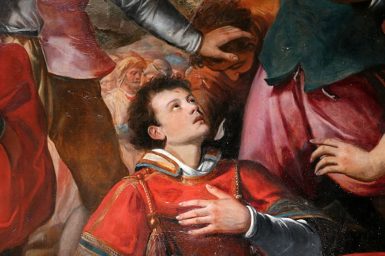 Martirio di Santo Steffano - chiesa dei Santi Gervasio e Protasio, dettaglio, Firenze